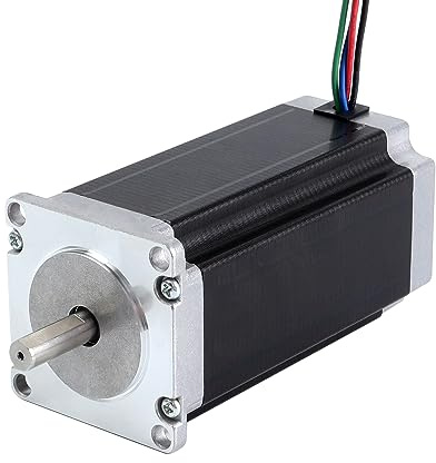 STEPPERONLINE Nema 23 Schrittmotor 3Nm 8mm Durchmesser 4,2A CNC | Bipolar, 57x113mm, 4 Drähte Motor
