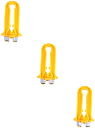 Uonlytech 3stücke Bienenhaltung Drahtspanner Mit Kunststoffgriff Spannwerkzeug Für Bienenrahmen Crimpzange Für Bienenstöcke Orange Effektive Drahtstraffung Und Verarbeitung