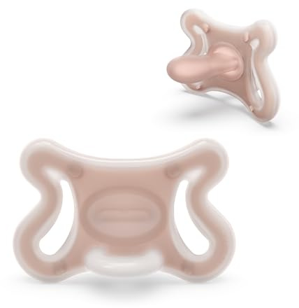 Suavinex, Ciuccio Zero Zero, 0-6 Mesi,tettina simmetrica,silicone, Medium | Tettarella simmetrica SX Pro, Ipoallergenico per pelli sensibili, Silicone delicato, Rispetta l'allattamento al seno