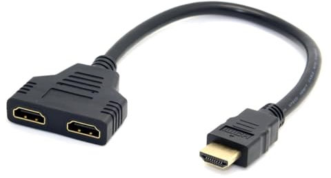 ZISONIX Répartiteur HDMI - 1 entrée, 2 sorties HDMI mâle vers femelle