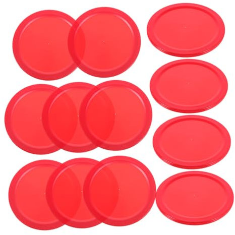 Alasum 20stücke Eishockeypucks Spieltischzubehör Plastiktischpucks Runde Ersatzpucks Hockeytischzubehör Hockeyspielzubehör Desktop-eishockeypucks Stabile Eishockeypucks Für Tischhockey