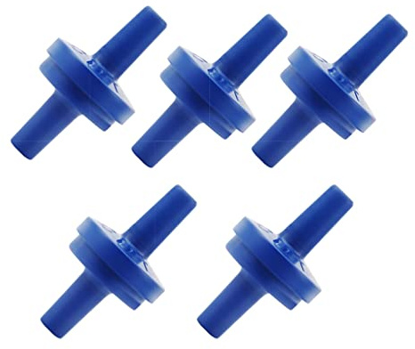 5 Pcs Aquarium Air Pump Check Valve One Way Check Valve Plastic Shut-off Valve Air Pump for Fish Tank