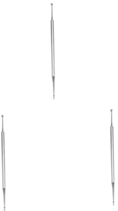 minkissy 3stücke Handheld Massage Stick Tragbarer Akupunktur-massage-stab Aus Edelstahl Für Gesichts Und Kopfreflexzonenmassage Vielseitiges Werkzeug Zur Schmerzlinderung Und Entspannung