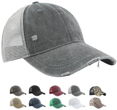 CWENDANER Unisex Baseball Mütze, Trucker Kappe Mesh, Verstellbare Mesh Running Caps, Vintage Basecap Kappe, Baumwolle Outdoor Running Freizeit Basecap, Für Sport Reisen Drauße