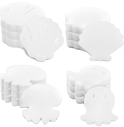 CIYIN 16 Pièces Éponge d'Écume, Éponge Absorbant l'huile, Éponge Absorbante à l'huile pour Piscine Spa Bain, Nettoyage Éponge (E)