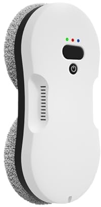JHXHFJXZ Robot limpiacristales Inteligente con Control Remoto, aspiradora silenciosa y fregona for Suelos. para Vidrio sin Rayas(Model-17)