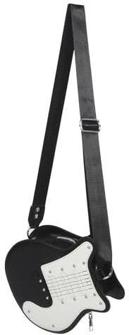 VERDANVERSE Borsa Per Chitarra Dalla Forma Speciale Borsa a Tracolla a Tracolla Da Viaggio Poliestere