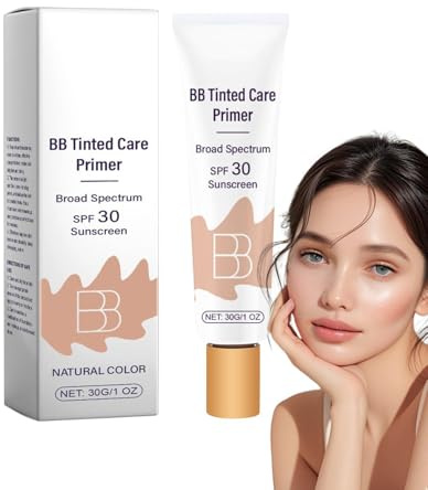 Bb Cream | BB Blur Tinted Moisturizer - SPF 30 Sunscreen Foundation, Even Skin Tone Foundation Makeup, Sunscreen Moisturizing Concealer