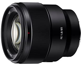 Sony SEL-85F18 Porträt Objektiv (Festbrennweite, 85 mm, F1.8, Vollformat, geeignet für A7, ZV-E10, A6000- und Nex-Serien, E-Mount) schwarz