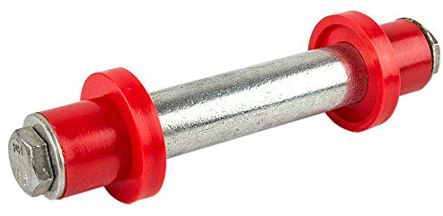 HKB ® Achse für Schubkarre 128 mm x 75 mm x Ø 20 mm für PU-Räder, Gummiräder oder Luftbereifung, Artikel-Nr. 20199
