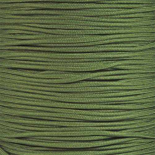 Paracord Planet Einfarbiges Paracord mit 7 Strängen, Typ III, Nylonschnur für Innen- und Außenaufgaben, Olivgrün (7,6 m)