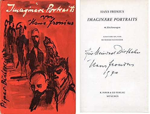 PAINTER & ILLUSTRATOR Hans Fronius autograph, signed book