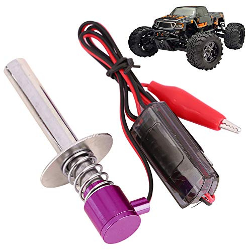 CHICIRIS Igniter, Portable Igniter for RC Candles, Electronic Starter Igniter Suitable for Men 6V -24V HSP Powered for Car Redcat (Purple)