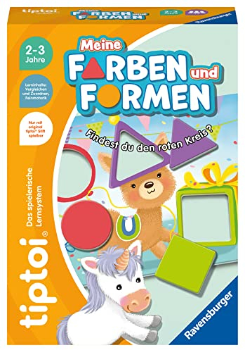 Ravensburger tiptoi Spiel 00168 - Meine Farben und Formen, Lernspiel für Kinder ab 2 Jahren - Geburtstagsgeschenke