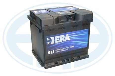 Batteria Auto 50Ah 470A EN 12V – 207x175x190 mm – Polo Positivo a Destra – Attacco B13 – Formato H4