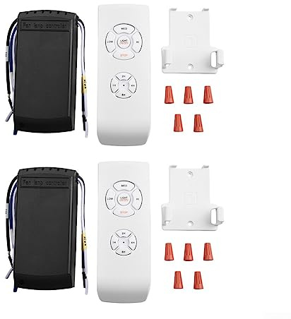 Contrôleur de ventilateur de plafond, kit de télécommande universel intelligent pour lumière de ventilateur de plafond, télécommande de synchronisation et de vitesse, récepteur à distance de lumière d