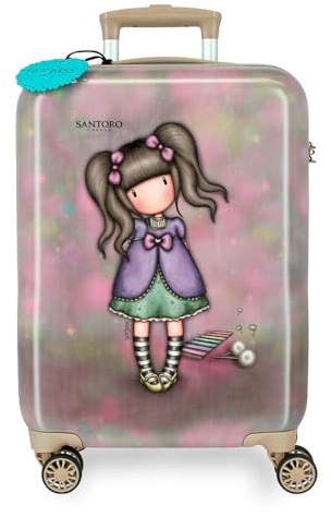 Gorjuss Joumma Whispered Key Valigia da cabina multicolore, 37 x 55 x 20 cm, rigida ABS, chiusura TSA 33 L, 2,86 kg, 4 ruote doppie bagaglio a mano, multicolore, Taglia unica, Valigia cabina