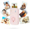 HPRT CP2100 Tragbarer Mini-Drucker, Thermosublimations-Fotodrucker mit 10 Blatt Fotopapier, Pinker Mobiler Fotodrucker Bluetooth 5.0 Wireless, 300 DPI