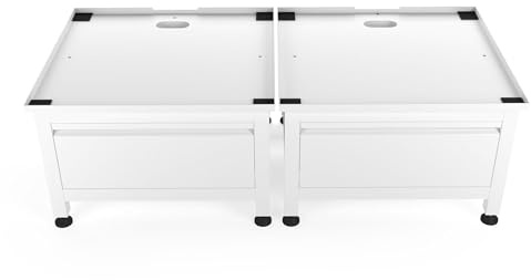 Wasophoogte® Meuble Machine à Laver – Support Machine à Laver Universel avec Tiroir Double – Couleur : Blanc – Hauteur : 42 cm – Fournis avec Supports Muraux – Dimensions : 65x60,5 cm