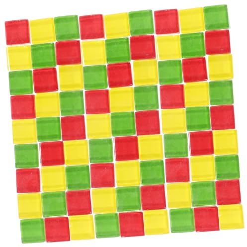 KONTONTY Mosaiksteine Gemischt Kleine Mosaikfliesen mit Glatter Oberfläche und Polierten Kanten Robust und Langlebig für Diy Bastelprojekte Wie Untersetzer Bilderrahmen Tische und