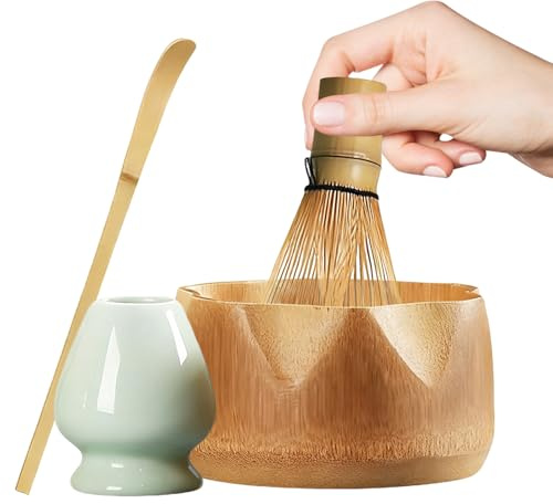 Matcha Making Kit | Traditional Tea Tools | Matcha Set for Making Breakfast | for Women Men Home Ceremony Breakfast Coffee Latte