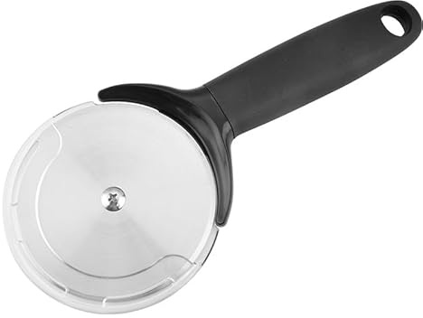 Pizza Cutter Wheel with Protective Cover - Stainless Steel Blade & Non-Slip Ergonomic Handle for Easy Cutting Pizza, Pastries, Dough - Kitchen Gadgets & Utensils (Rocking Style)