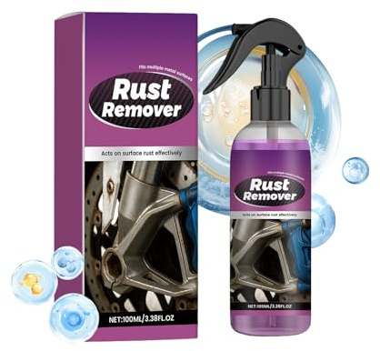 Dérouilleur Voiture - Spray Dérouilleur 100ml,Convertisseur De Poudre De Fer Pour Véhicules - Pour Meubles En Métal Jante Voiture Salle De Bain Chassis Marine Machinerie Industrielle Réparations Maiso
