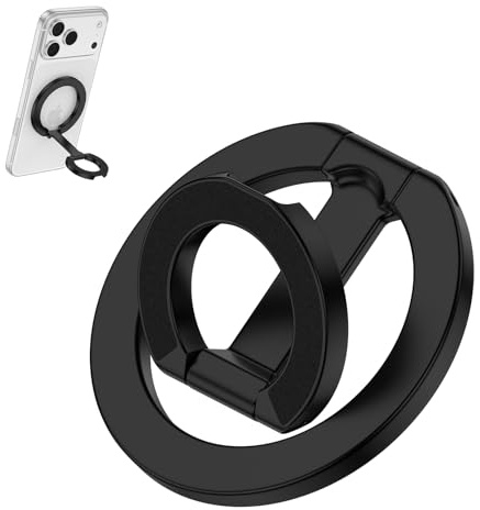 Handy Ring Halterung Magnetisch für Magsafe Ring Ständer für iPhone 17 16 | Magnetisch Ringhalter Handy Griff Halter Fingerhalter für Samsung S26 S25 S24 S23 S22 A56 A55 A35 A17 A16 für Magsafe Zubehör