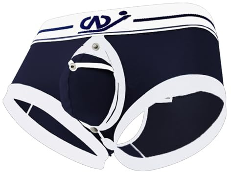 Generico da, Slip Traspiranti e Comodi con Tasca Staccabile per l'uso Quotidiano, Tessuto e Leggero Estivo. (Dark Blue, XL)