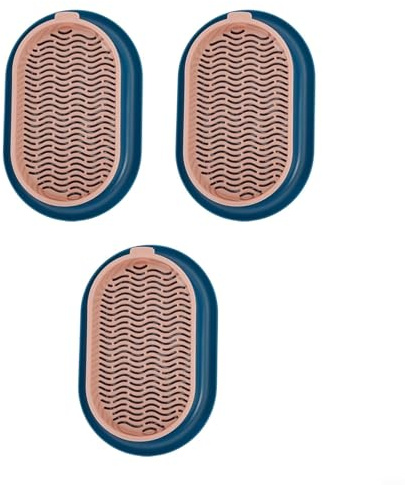 Herbe à chat sans terre avec chambre de séparation de l'eau, conçue pour un entretien facile et une croissance en intérieur inodore de l'herbe fraîche et nutritive pour chats (indigo + poudre)