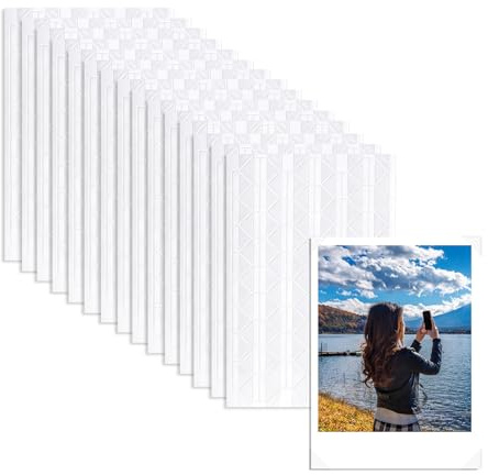 30 sheets/3060 pcs Clear self‑Adhesive Photo Corners for Albums/scrapbooks | Clear peel‑and‑stick; protects photo edges; 30 sheets, 3060 corners; for albums, scrapbooks, DIY pictures.