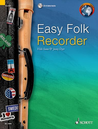 Easy Folk Recorder: Sopran-Blockflöte. (Schott World Music)