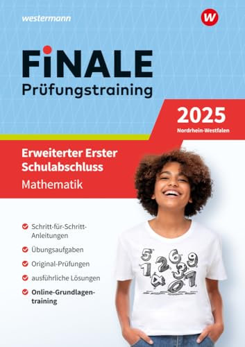 FiNALE Prüfungstraining Erweiterter Erster Schulabschluss Nordrhein-Westfalen: Mathematik 2025 Arbeitsbuch mit Lösungsheft