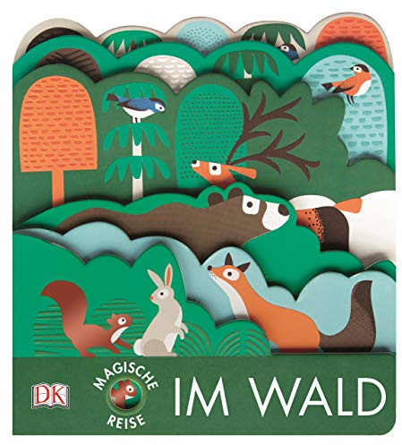 Magische Reise. Im Wald: Pappbilderbuch mit Glanz- und Struktur-Elementen ab 2 Jahren