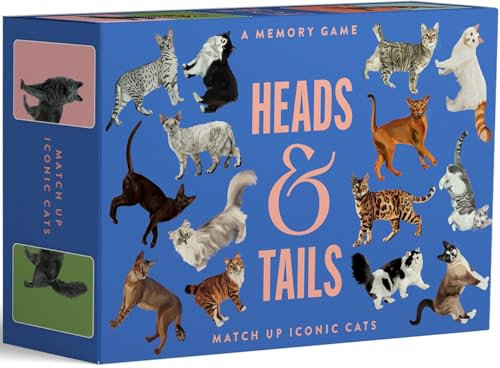 Thames & Hudson Heads & Tails: A Cat Memory Game: Match Up Iconic Cats