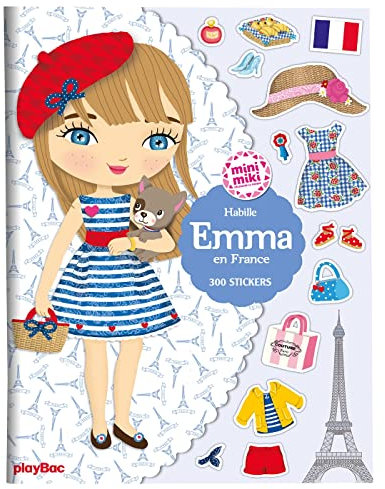 Minimiki - Stickers - Habille Emma en France nouvelle édition
