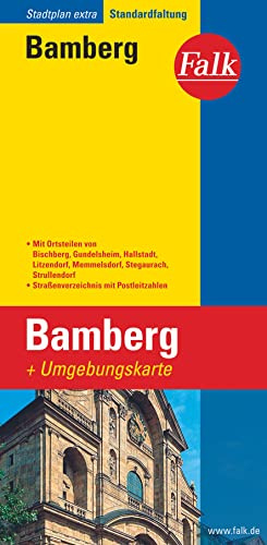 Falk Stadtplan Extra Standardfaltung Bamberg