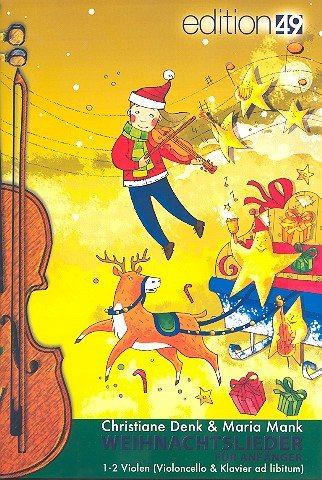 Weihnachtslieder für Anfänger: für für 1-2 Violen (Klavier und Violoncello ad lib)