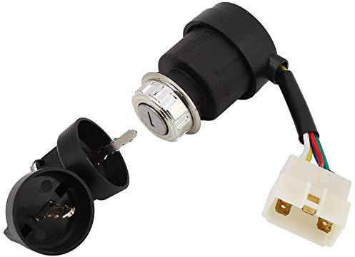 Walfront Blocchetto Interruttore di Avviamento con Chiave 5 Fili di Accensione Principali Sostituzione per 2kw-5kw Generatore a Gas 186