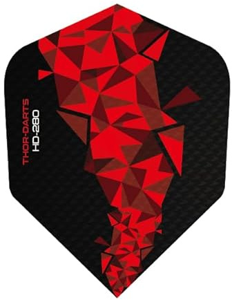 THOR-DARTS ®™ 120 Micron extra Thick oder 150 mic Ultra Strong Darts Flights extra Lange haltbar (100 Micron Flights extra Strong bis 150 Micron Flights Ultra Thick)