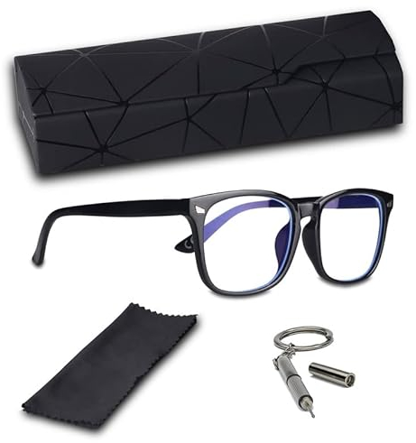 Ziffs Vision® Blue Light Blocking Glasses - Gaming Glasses - Premium Magnetic case & Accessories - Blue Light Glasses Women & Men - British Brand…