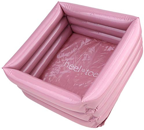 EXCEART Shampouineuse Baignoire Portative Bac à Vaisselle Portable Seau Shampoing Nettoyant Bassin De Bain De Trempage Des Pieds Bain De Pieds Pédicure Gonflable Le Pied Voyage