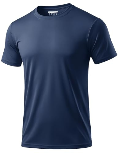 MAGCOMSEN UV-tröja herr, funktionell skjorta, kortärmad sportskjorta, sport, t-shirts, simtröja, löpskjorta, sportkläder, utomhus, tennis, Mörkblå, XXL