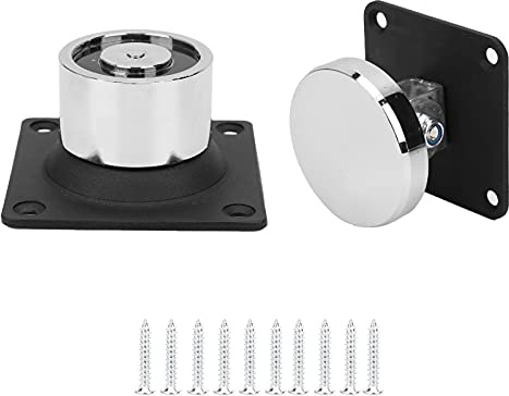 12V-24V Elektromagnetischer Türhalter mit 60 kg (132,3 Pfund) | Starker Saugkraft Holz Eisen Türstopper Zutrittskontrollsystem Geeignet für Holztüren, Eisentüren & Feuertüren
