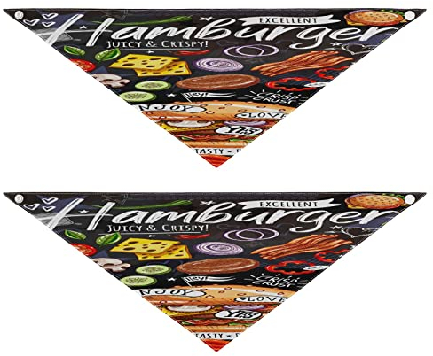 Hundehalstücher für Haustiere, Bandana, Schal, Druckknopf, Dreiecks-Lätzchen, Halstuch-Set, Haustier-Urlaubszubehör, Dekoration für kleine bis große Welpen, Hunde, Katzen, mittelgroßes Futter,