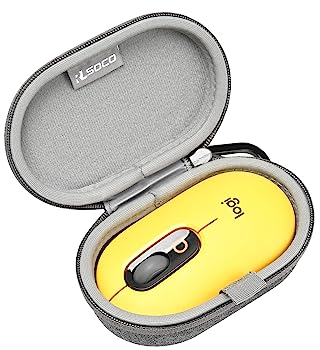 RLSOCO Case for Logitech Pebble Mouse 2 M350s/POP/Pebble M350 Wireless Mouse (Case Only) - Colour Grey