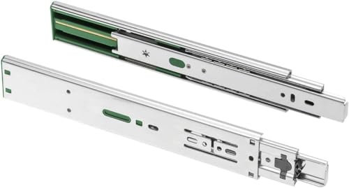 GTV - Guide per cassetti H45 VERSALITE PLUS+, guida a sfera con ammortizzazione, altezza = 45 mm, meccanismo a slitta min soft close, portata 40 kg, installazione facile e veloce