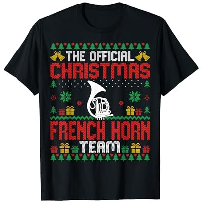 Christmas French Horn Team - Hornist French Horn Player Xmas T-Shirt