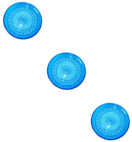 Angoily 3stücke Interaktives Hundespielzeug Pet Training Flying Disc Für Pool Und Strand Langlebig Und Farbenfroh Für Mittelgroße Hunde Fördert Spiel Und Training