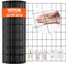 VEVOR Hardware Cloth 24in50ft galvanizado 610x15240 mm alambre para pollos calibre 16, malla metálica recubierta de vinilo gallineros, cercas de serpientes para conejos, corr, negro
